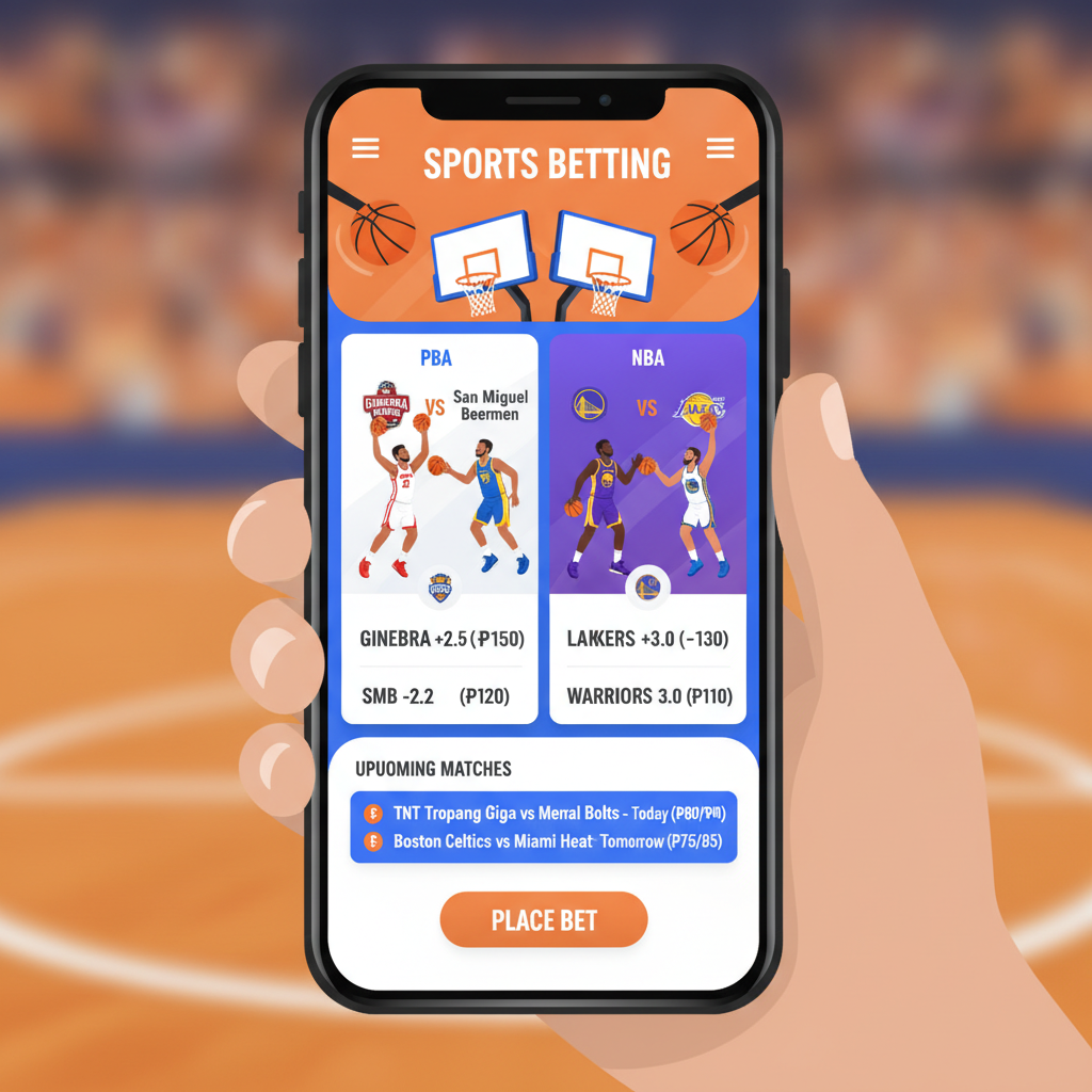Illustration: How to Bet on PBA and NBA Games on Royale Fortress Sportsbook